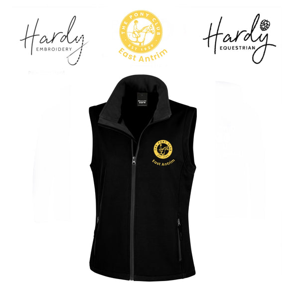 East Antrim Pony Club Softshell Gilet