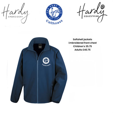 Caithness Pony Club Softshell Jacket