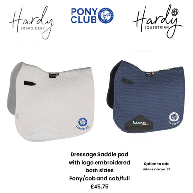 Deveron Pony Club Dressage Saddle Pad