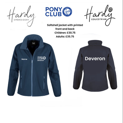 Deveron Pony Club Softshell Jacket