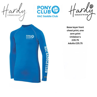 RAC Saddle Club Base Layer