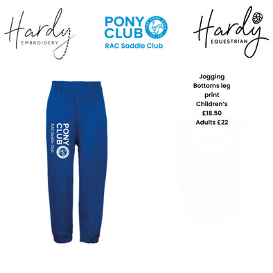 RAC Saddle Club Jogging Bottoms