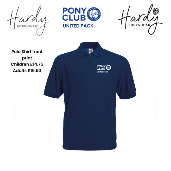 United Pack Pony Club Short Sleeved Polo Shirt